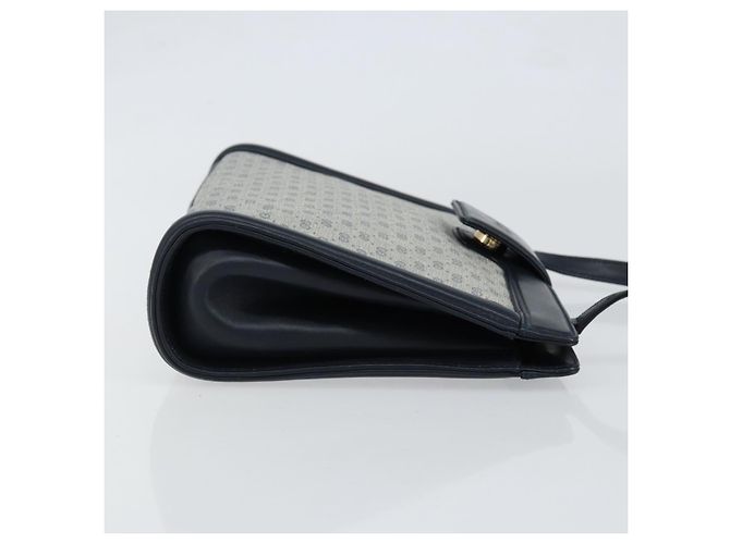 Gucci Bolso de Hombro Micro GG Supreme PVC Navy Gold 004 113 0364 Auth 152086 Dorado Azul marino - vista 3