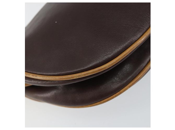 Céline Borsa a Spalla CELINE in Pelle Marrone Oro Auth bs30778 D'oro - vista 16