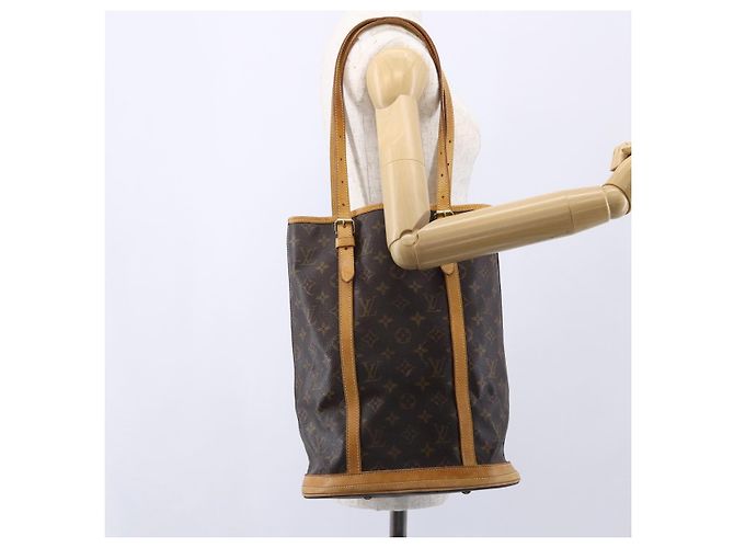 LOUIS VUITTON Borsa a Spalla Monogram Bucket GM M42236 LV Auth 152158 Monogramma - vista 22