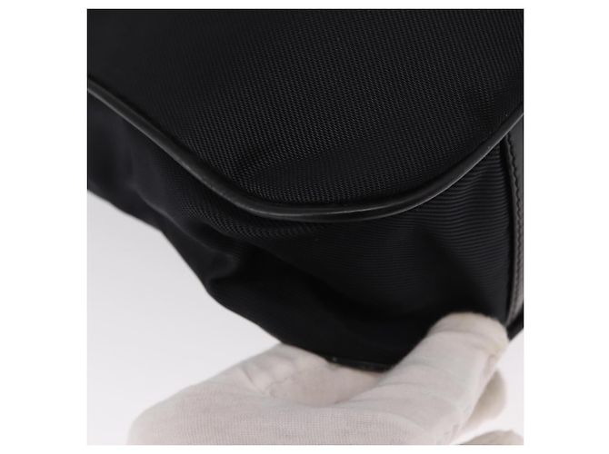 Borsa a Spalla Gucci Bamboo in Tela Nera Argento 001 1014 1577 5 Auth ka582 Nero - vista 15