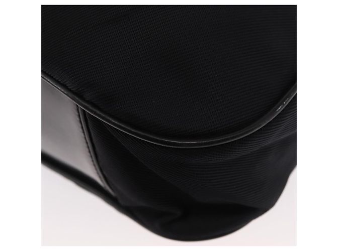 Borsa a Spalla Gucci Bamboo in Tela Nera Argento 001 1014 1577 5 Auth ka582 Nero - vista 16