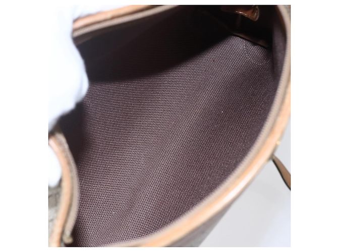 Christian Dior Borsa a spalla in tela a nido d'ape PVC beige oro Auth ep11929 D'oro - vista 12