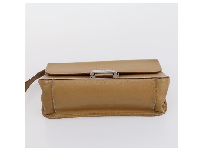 Borsa a Spalla Salvatore Ferragamo in Pelle 3 Pezzi Bordeaux Argento Beige Auth am9685 Bordò - vista 21