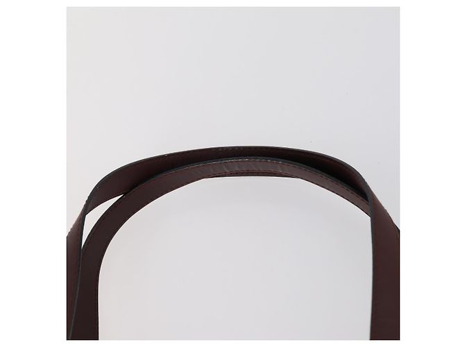 Borsa a Spalla Salvatore Ferragamo in Pelle 3 Pezzi Bordeaux Argento Beige Auth am9685 Bordò - vista 6