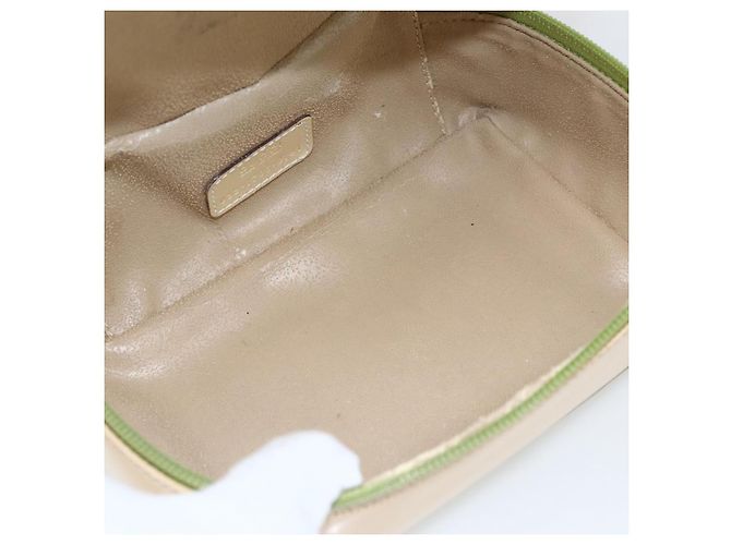 GUCCI Vanity Hand Pouch Lackleder Beige 032 1705 0141 Auth 151455 - Ansicht 11