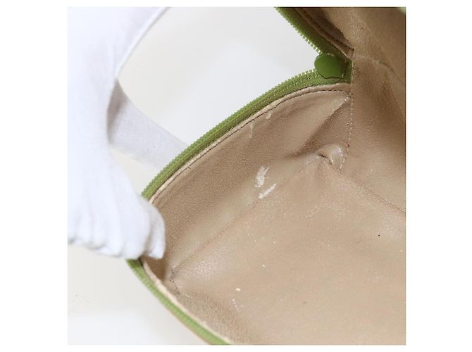 GUCCI Vanity Hand Pouch Lackleder Beige 032 1705 0141 Auth 151455 - Ansicht 19