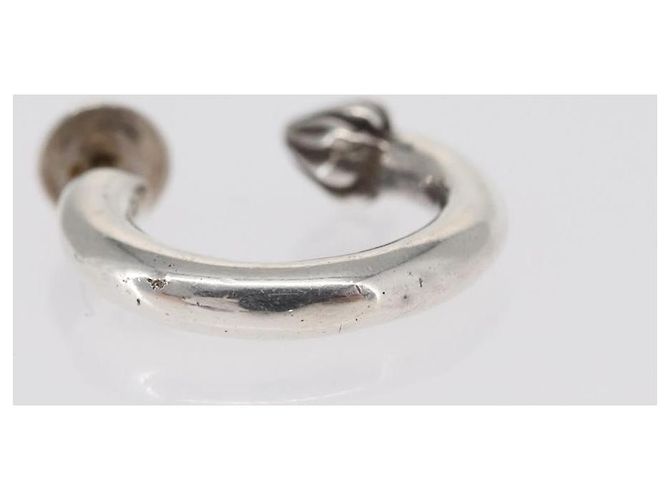 Orecchino ad anello semplice Chrome Hearts Ag925 Argento Auth 156691M - vista 6