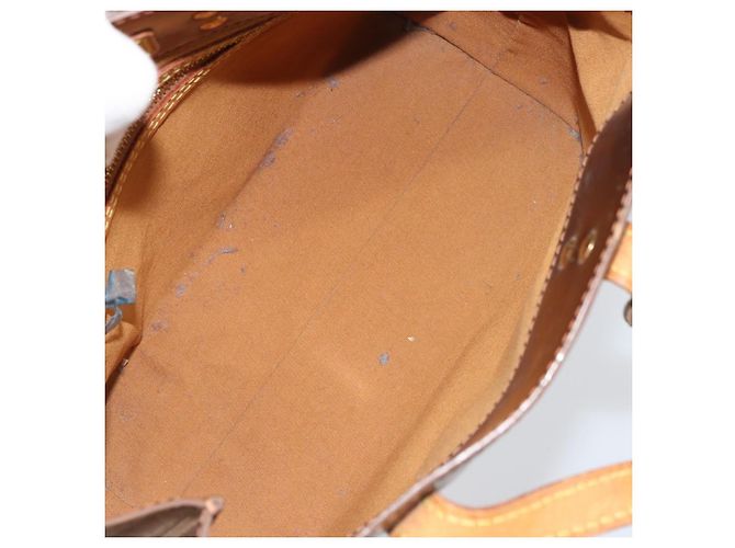 LOUIS VUITTON Monogram Vernis Reade PM Borsa a Mano Bronzo M91146 LV Auth BA8597 - vista 11