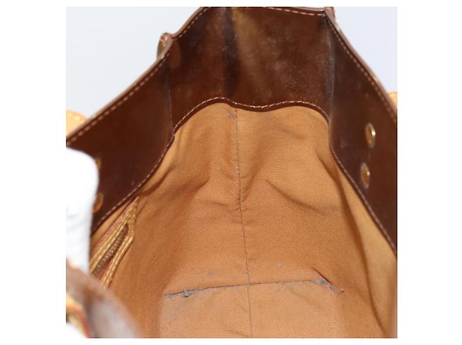 LOUIS VUITTON Monogram Vernis Reade PM Borsa a Mano Bronzo M91146 LV Auth BA8597 - vista 20