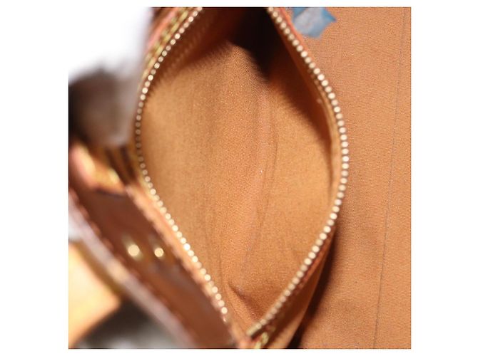 LOUIS VUITTON Monogram Vernis Reade PM Borsa a Mano Bronzo M91146 LV Auth BA8597 - vista 23