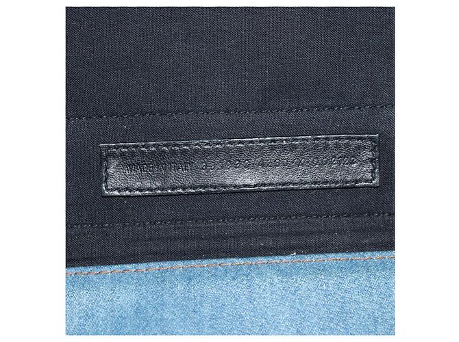 BALENCIAGA Borsa a Mano Cabas S in Pelle PVC Blu Argento 339933 Auth 149725 - vista 12