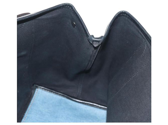 BALENCIAGA Borsa a Mano Cabas S in Pelle PVC Blu Argento 339933 Auth 149725 - vista 26