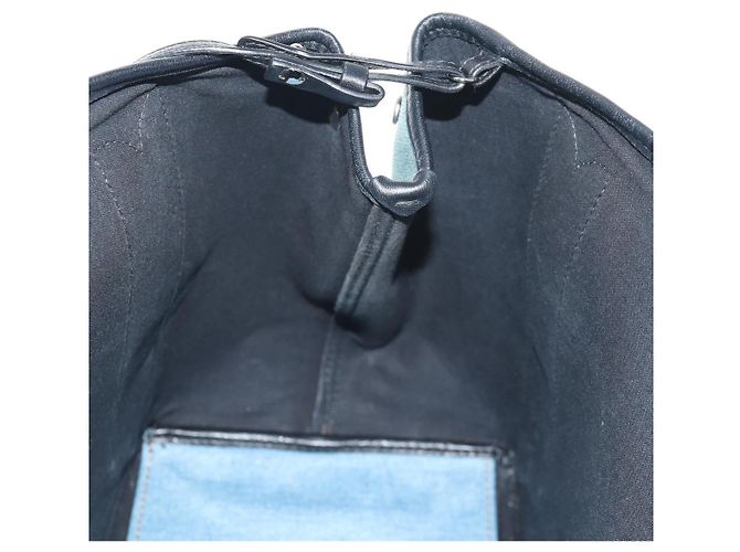 BALENCIAGA Borsa a Mano Cabas S in Pelle PVC Blu Argento 339933 Auth 149725 - vista 27