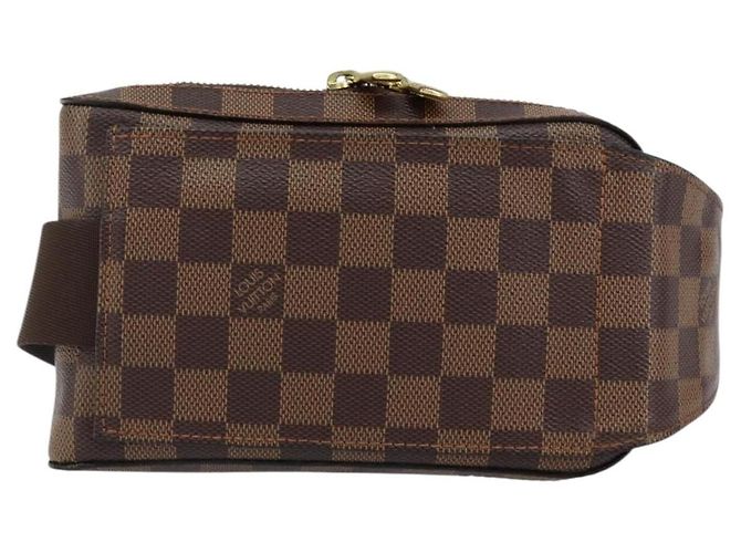 LOUIS VUITTON Bolsa de Ombro Geronimos Damier Ebene N51994 LV Auth 149561V - vista 2