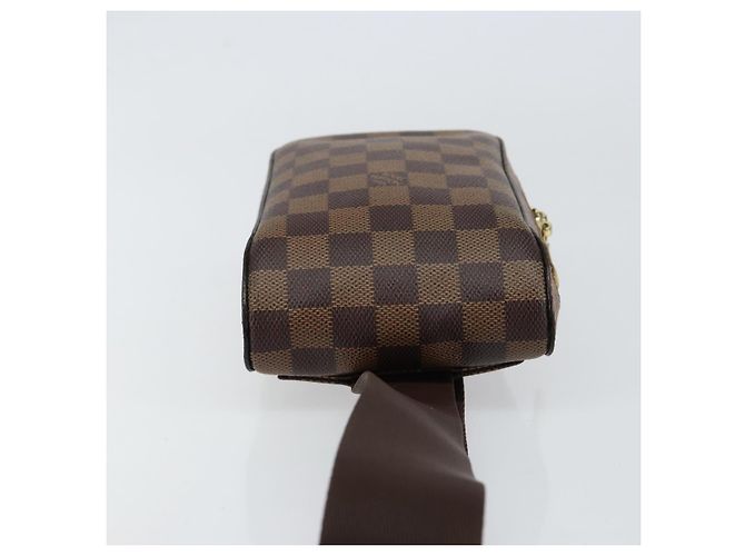 LOUIS VUITTON Bolsa de Ombro Geronimos Damier Ebene N51994 LV Auth 149561V - vista 3