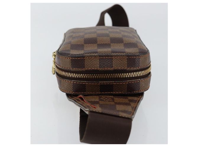 LOUIS VUITTON Bolsa de Ombro Geronimos Damier Ebene N51994 LV Auth 149561V - vista 4