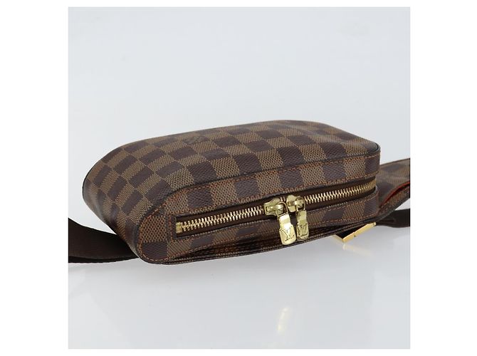 LOUIS VUITTON Bolsa de Ombro Geronimos Damier Ebene N51994 LV Auth 149561V - vista 6
