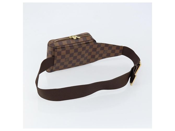 LOUIS VUITTON Bolsa de Ombro Geronimos Damier Ebene N51994 LV Auth 149561V - vista 7