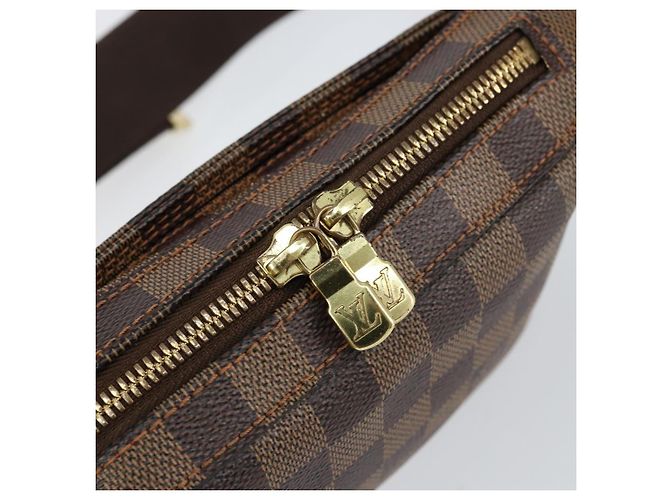 LOUIS VUITTON Bolsa de Ombro Geronimos Damier Ebene N51994 LV Auth 149561V - vista 9