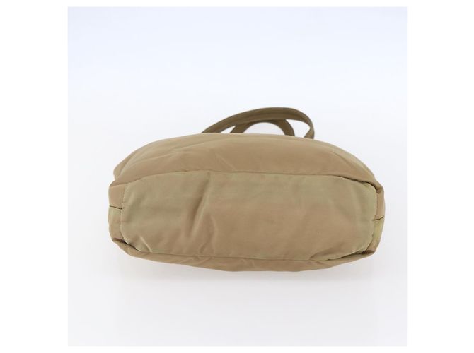 Borsa Tote PRADA Nylon Beige Argento Auth 152951 - vista 5