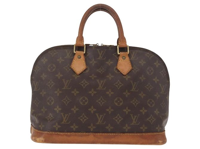 LOUIS VUITTON Borsa a Mano Monogram Alma M51130 LV Auth ka676 Monogramma - vista 3
