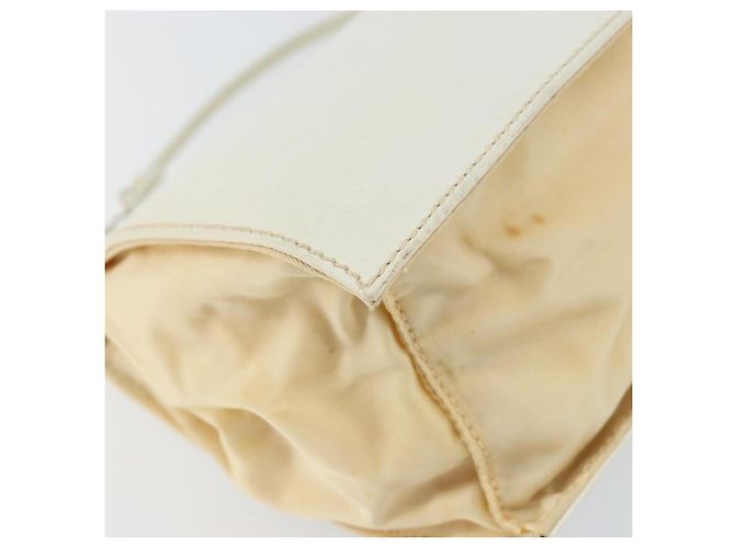 Borsa a Spalla in Pelle PRADA con Catena Bianca Auth 151883 Bianco - vista 16