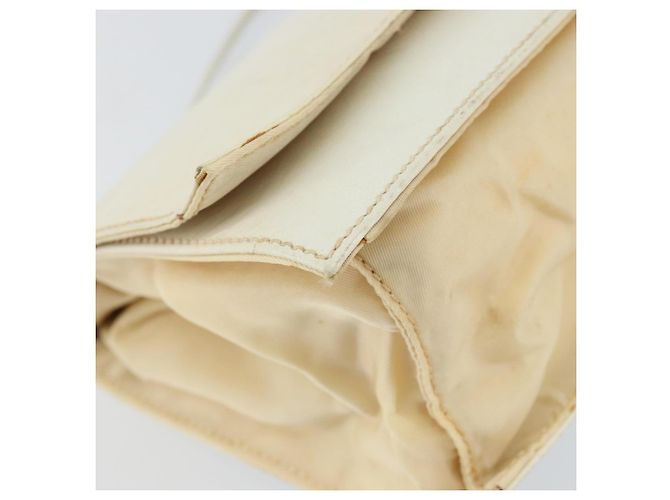 Borsa a Spalla in Pelle PRADA con Catena Bianca Auth 151883 Bianco - vista 9