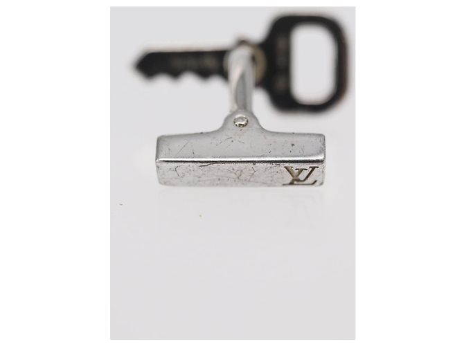 LOUIS VUITTON Gemelli Cufflinks Cuffs metallo Argento SV925 Auth 152430 - vista 18