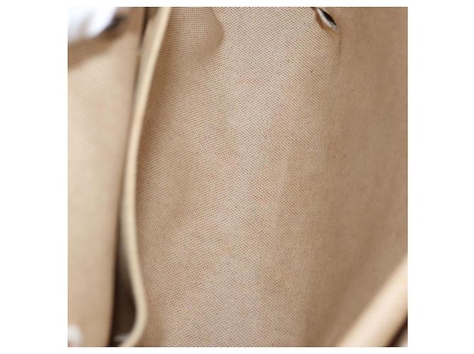 Hermès HERMES Herbag Tower Ash A Dos PM Zaino Canvas Beige Argento Auth 150848 - vista 11