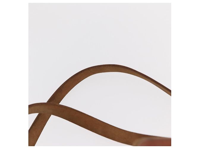Hermès HERMES Herbag Tower Ash A Dos PM Zaino Canvas Beige Argento Auth 150848 - vista 15