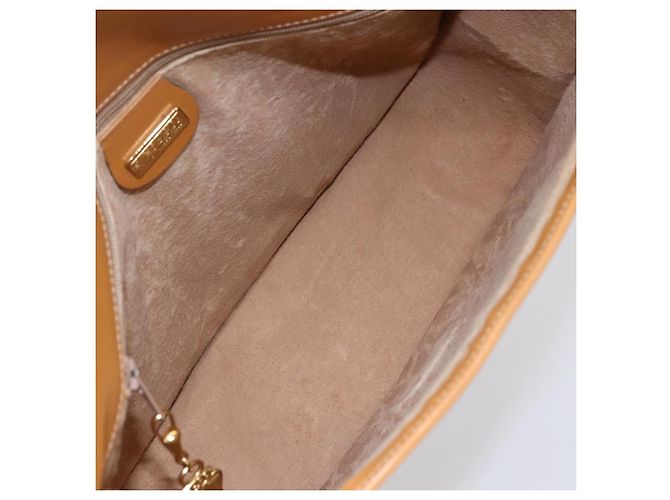 Gucci Borsa a Spalla Micro GG Supreme PVC Beige Oro 001 104 0551 Auth SW1765 D'oro - vista 10