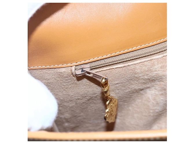 Gucci Borsa a Spalla Micro GG Supreme PVC Beige Oro 001 104 0551 Auth SW1765 D'oro - vista 19