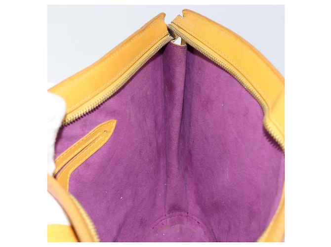 LOUIS VUITTON Borsa a Mano Epi Saint Jacques Gialla M52279 LV Auth 152651 Giallo - vista 19