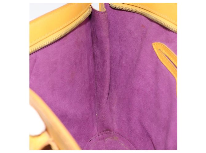 LOUIS VUITTON Borsa a Mano Epi Saint Jacques Gialla M52279 LV Auth 152651 Giallo - vista 20