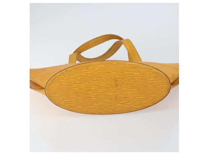 LOUIS VUITTON Borsa a Mano Epi Saint Jacques Gialla M52279 LV Auth 152651 Giallo - vista 5