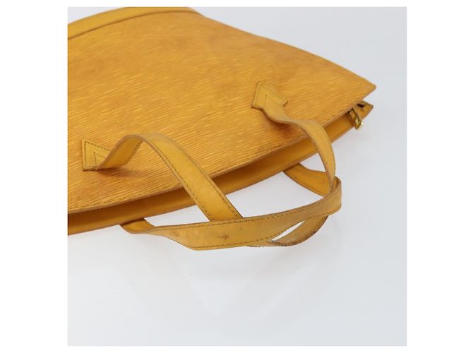 LOUIS VUITTON Borsa a Mano Epi Saint Jacques Gialla M52279 LV Auth 152651 Giallo - vista 7