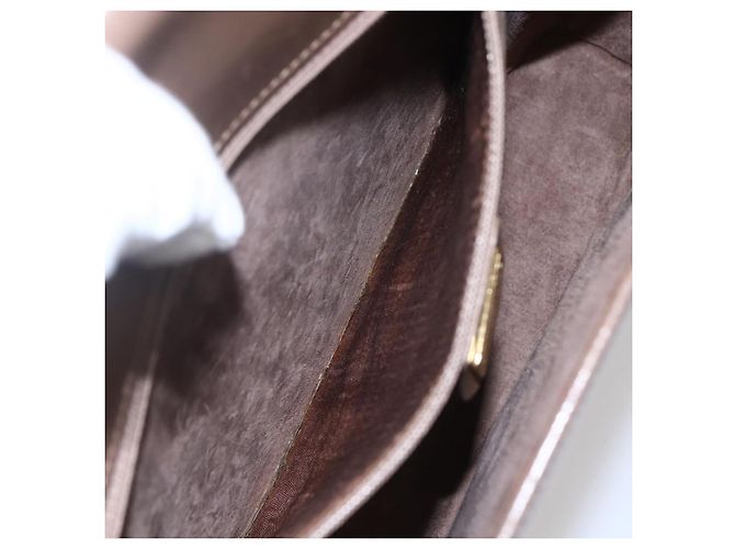 Borsa a Spalla in Pelle Beige Oro GUCCI 001 099 0622 Auth BA7974 D'oro - vista 11