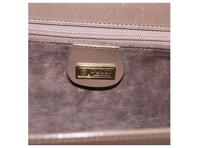 Borsa a Spalla in Pelle Beige Oro GUCCI 001 099 0622 Auth BA7974 D'oro - vista 17