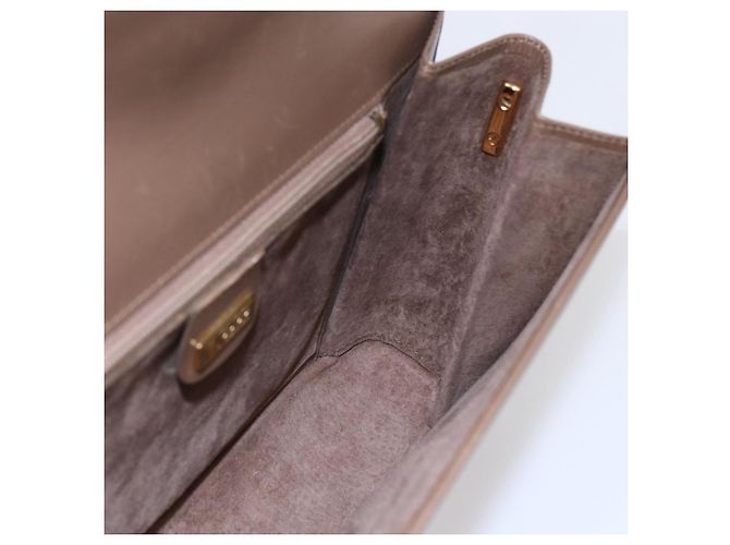Borsa a Spalla in Pelle Beige Oro GUCCI 001 099 0622 Auth BA7974 D'oro - vista 19