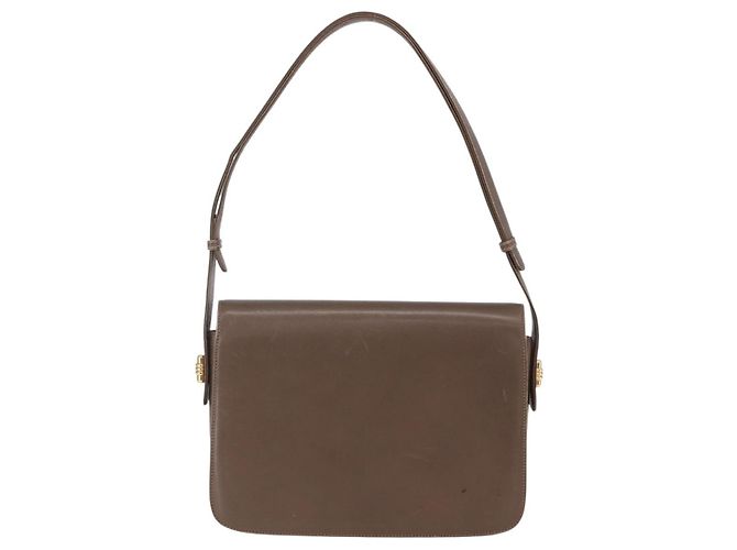Borsa a Spalla in Pelle Beige Oro GUCCI 001 099 0622 Auth BA7974 D'oro - vista 2