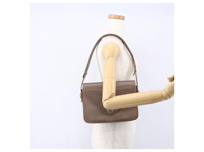 Borsa a Spalla in Pelle Beige Oro GUCCI 001 099 0622 Auth BA7974 D'oro - vista 21