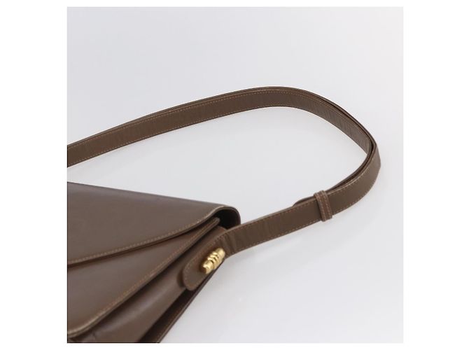 Borsa a Spalla in Pelle Beige Oro GUCCI 001 099 0622 Auth BA7974 D'oro - vista 8