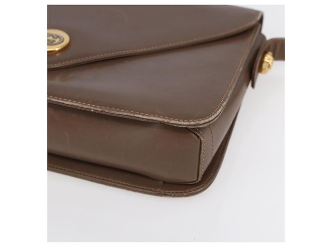 Borsa a Spalla in Pelle Beige Oro GUCCI 001 099 0622 Auth BA7974 D'oro - vista 9