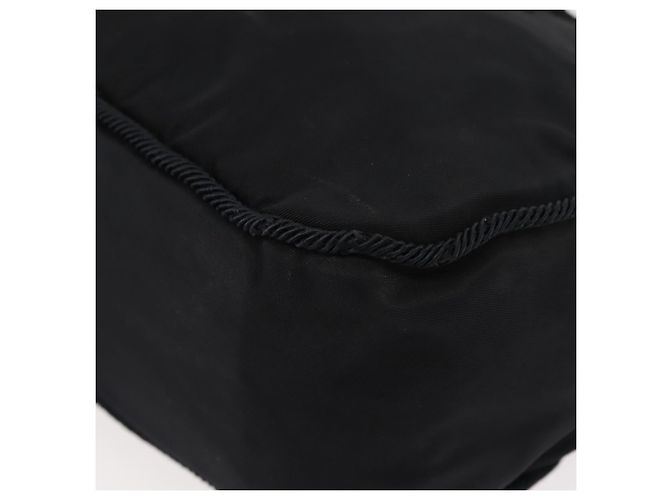 PRADA Borsa Tote in Perline Nylon Nero Argento Auth bs30073 - vista 14