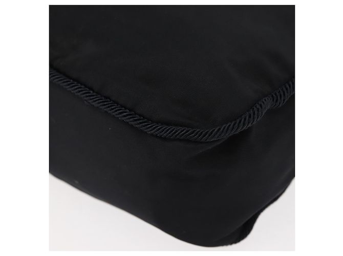 PRADA Borsa Tote in Perline Nylon Nero Argento Auth bs30073 - vista 16