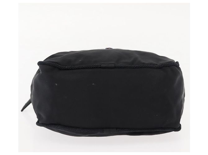 PRADA Borsa Tote in Perline Nylon Nero Argento Auth bs30073 - vista 5