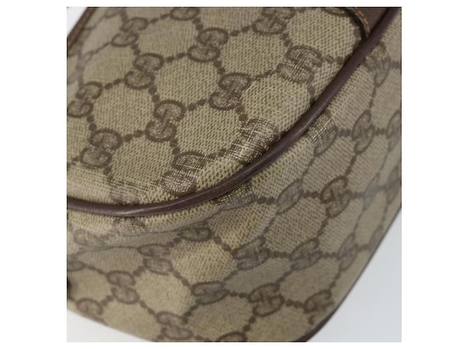 Borsa a Spalla Gucci GG Supreme Web Sherry Line PVC Beige 89 02 032 Auth 146752 D'oro - vista 15