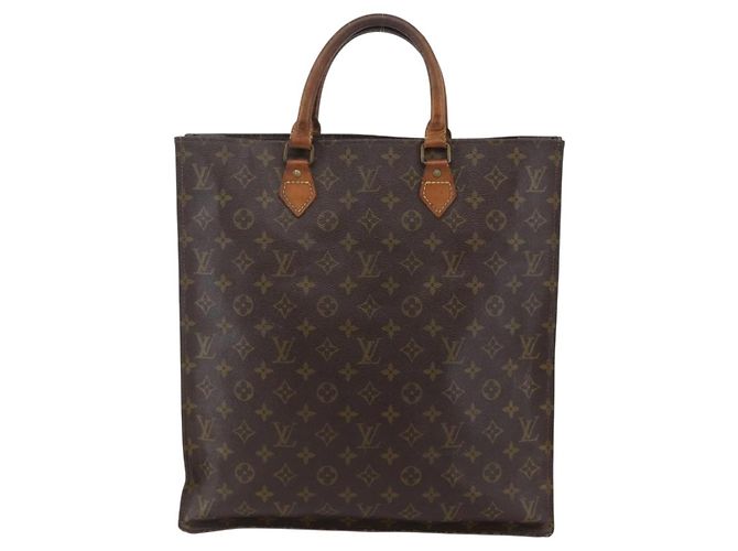 LOUIS VUITTON Borsa Sac Plat Monogram M51140 LV Auth 148311 Monogramma - vista 13