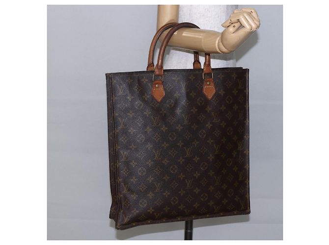 LOUIS VUITTON Borsa Sac Plat Monogram M51140 LV Auth 148311 Monogramma - vista 18