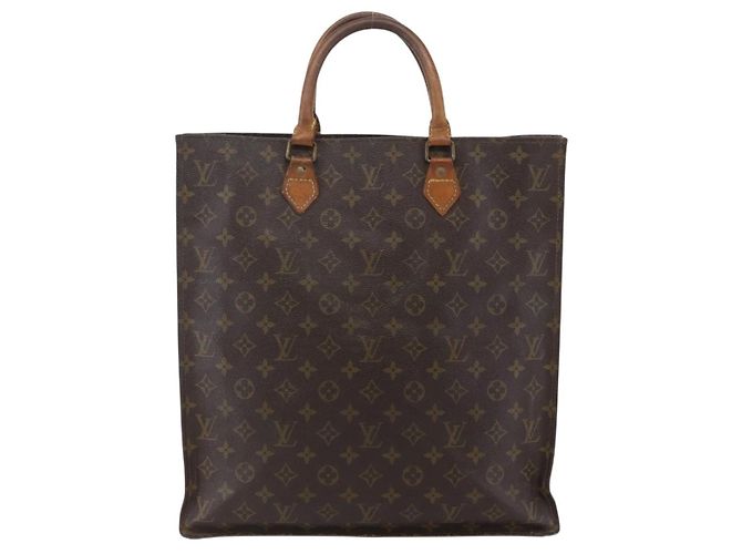 LOUIS VUITTON Borsa Sac Plat Monogram M51140 LV Auth 148311 Monogramma - vista 2